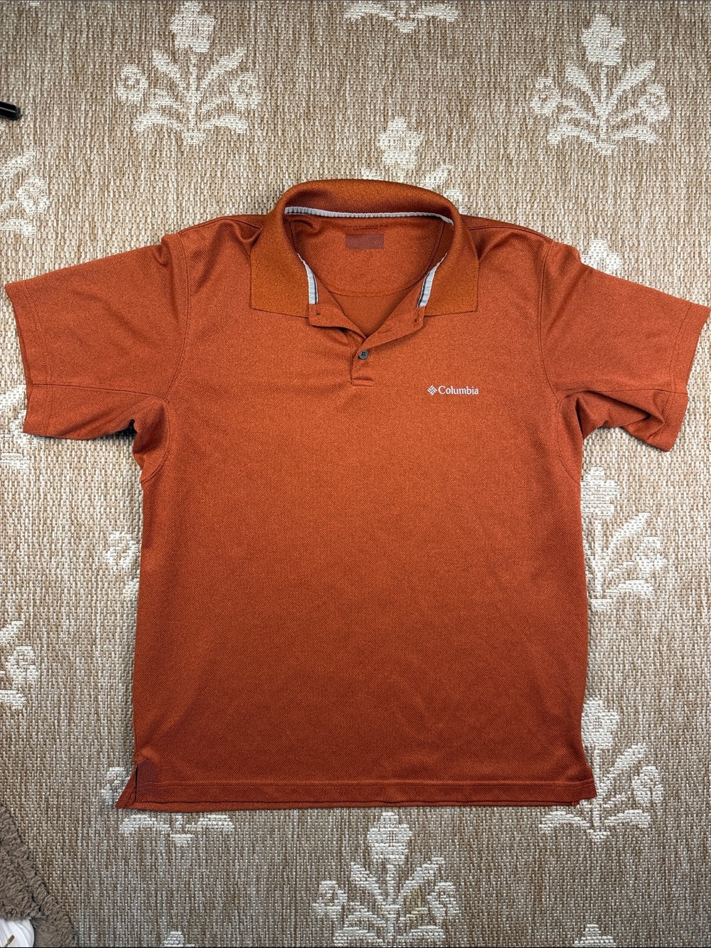 Columbia Men's Burnt Orange Polo Shirt